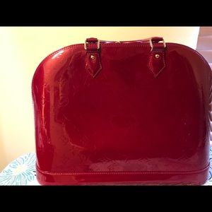 Red alma authentic Louis Vuitton bag ..